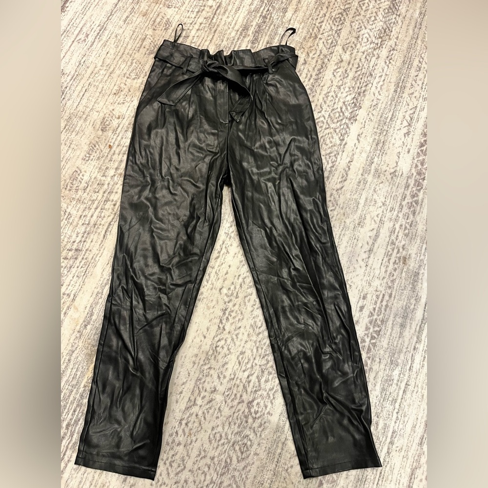 Black Leather Pants
